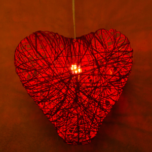 String Heart Lamp